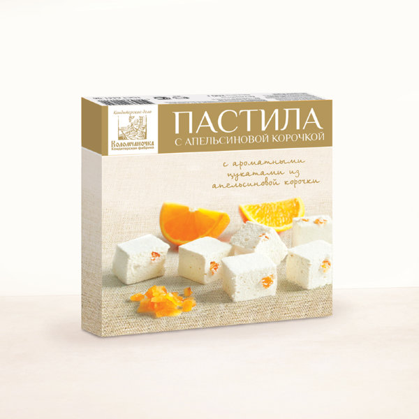 №2 Пастила 205г с апельсиновой корочкой  в Назрани