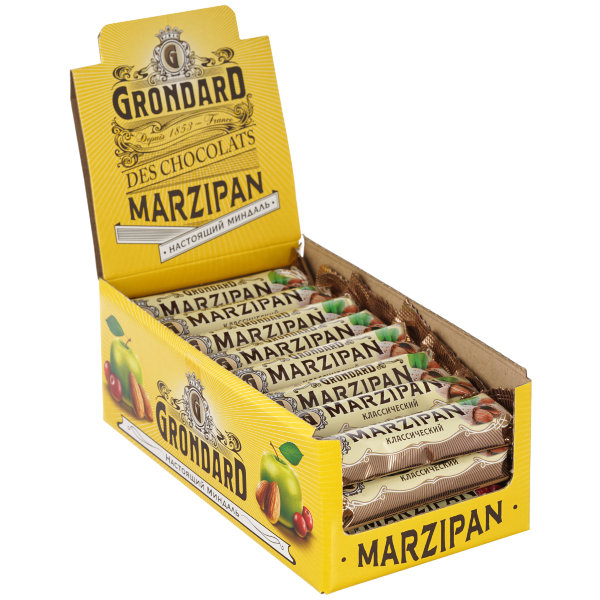 №1 TM Grondard     (9389) Батончики глазированные Марципановые Классика, (24шт по 50г)      в Назрани