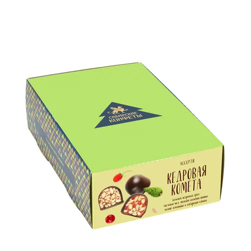 №2 Кедровая комета Ассорти (9429) (классика, клюква, шишка, земляника), 540г   в Назрани