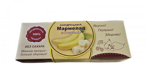 №2 Мармелад натуральный "Банан" 140г  в Назрани