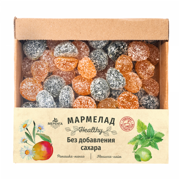 №1 Меренга Мармелад в кокосовой обсыпке Ромашка+Мелисса , 800г     в Назрани