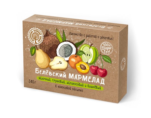 №2 Мармелад белевский на фруктозе 240г  в Назрани
